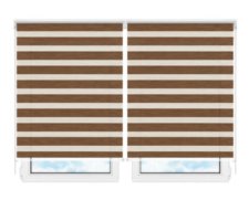 Рулонные шторы мини День Ночь равенна 38 цена. Купить в «Мастерская Жалюзи»